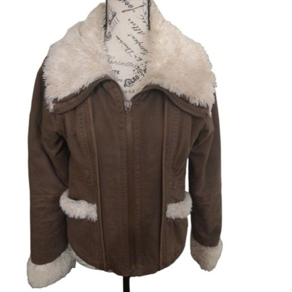 Big Chill Tan Jacket with White Trim
